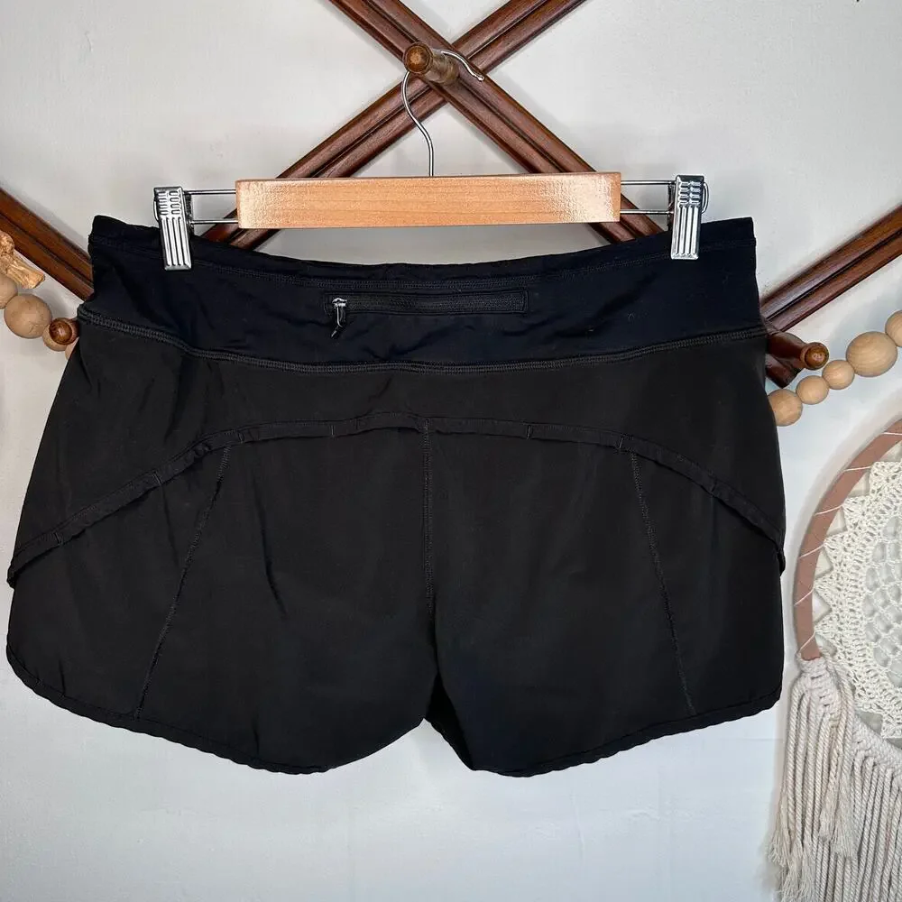 Lululemon Black Speed Up Shorts